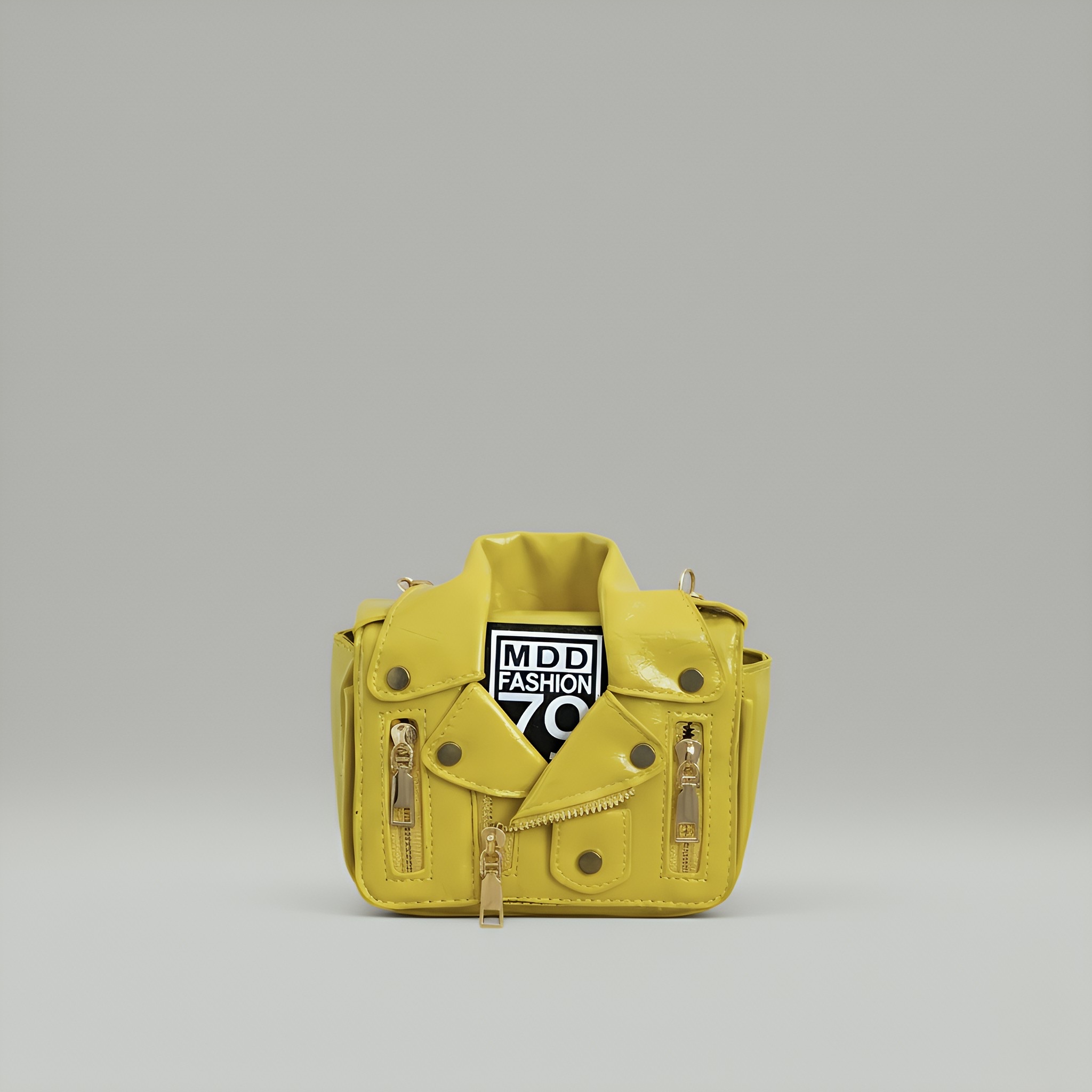 Nova Mini Vegan Leather Crossbody Bag with Chain Strap Nova Mini Vegan Leather Crossbody Bag with Chain Strap - Image 4