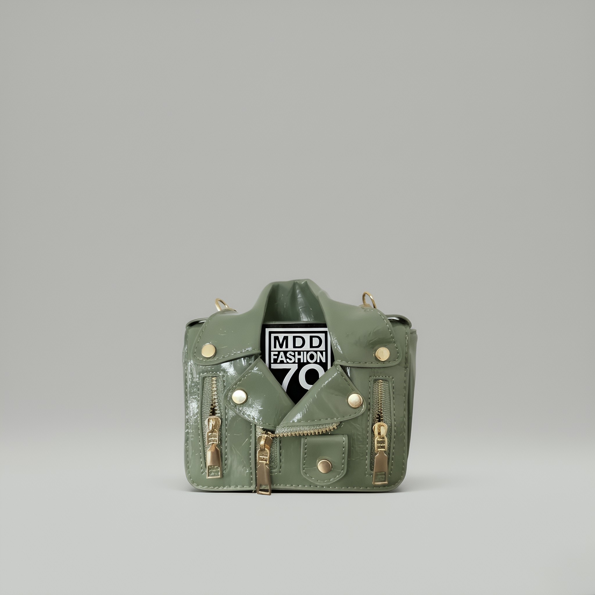 Nova Mini Vegan Leather Crossbody Bag with Chain Strap Nova Mini Vegan Leather Crossbody Bag with Chain Strap