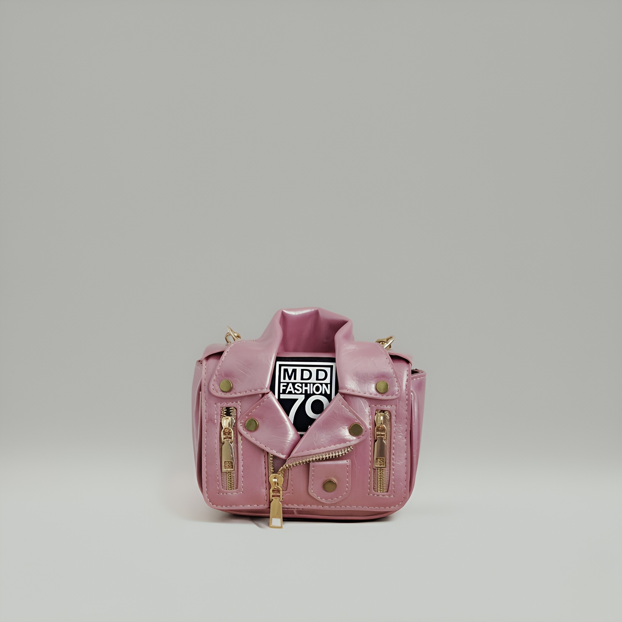 Nova Mini Vegan Leather Crossbody Bag with Chain Strap Nova Mini Vegan Leather Crossbody Bag with Chain Strap - Image 5