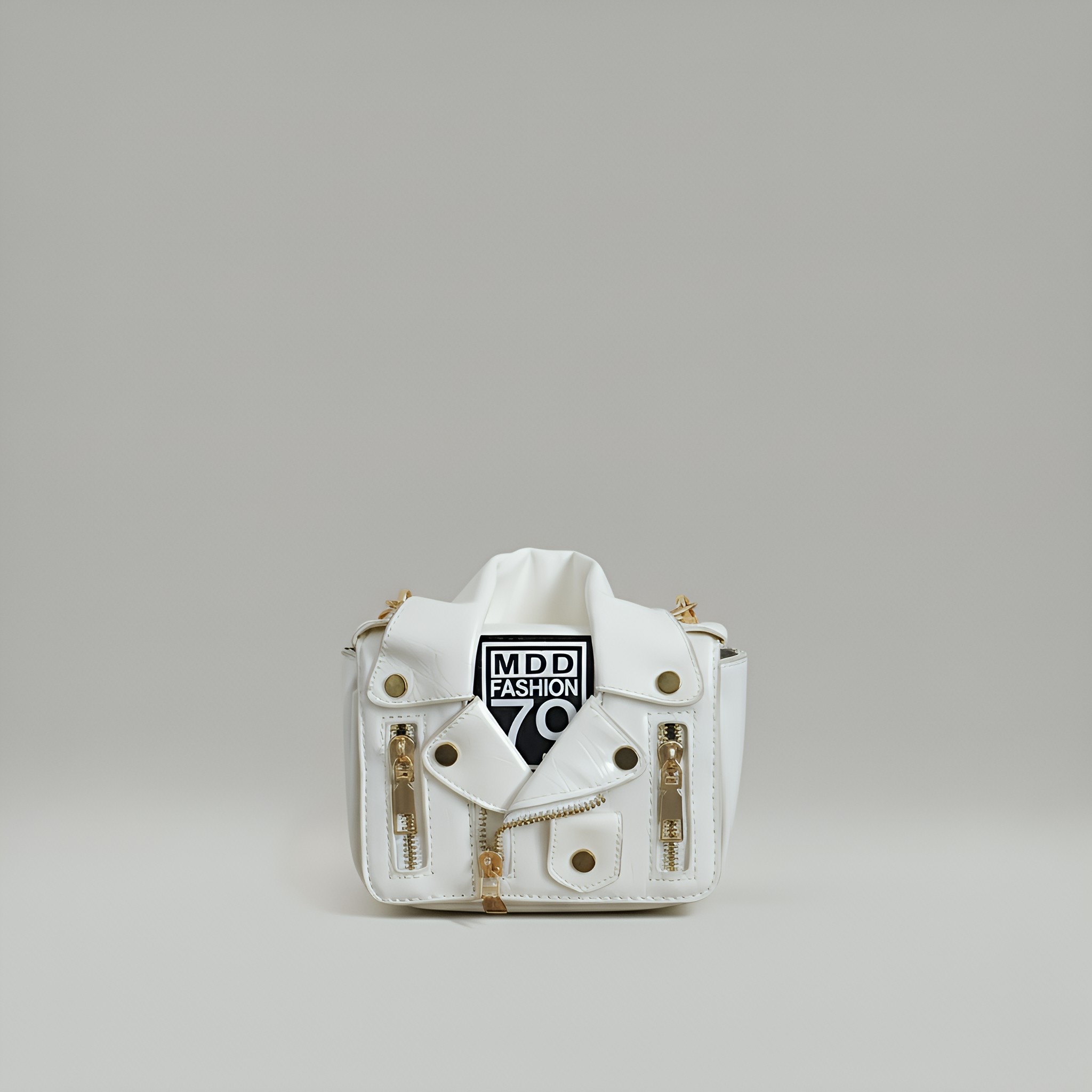 Nova Mini Vegan Leather Crossbody Bag with Chain Strap Nova Mini Vegan Leather Crossbody Bag with Chain Strap - Image 6