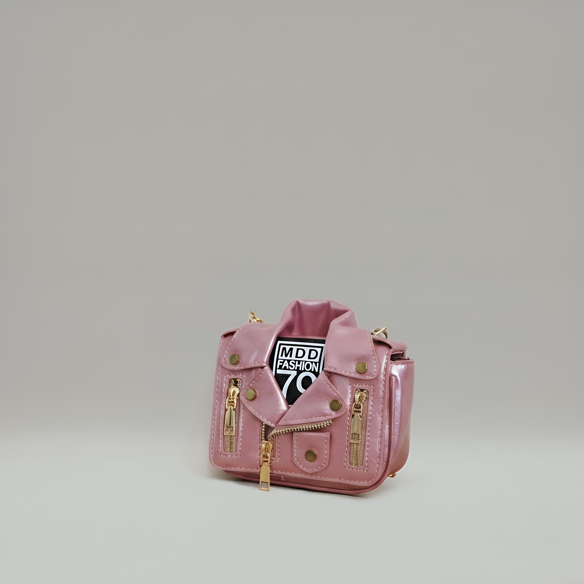 Nova Mini Vegan Leather Crossbody Bag with Chain Strap Nova Mini Vegan Leather Crossbody Bag with Chain Strap - Image 15