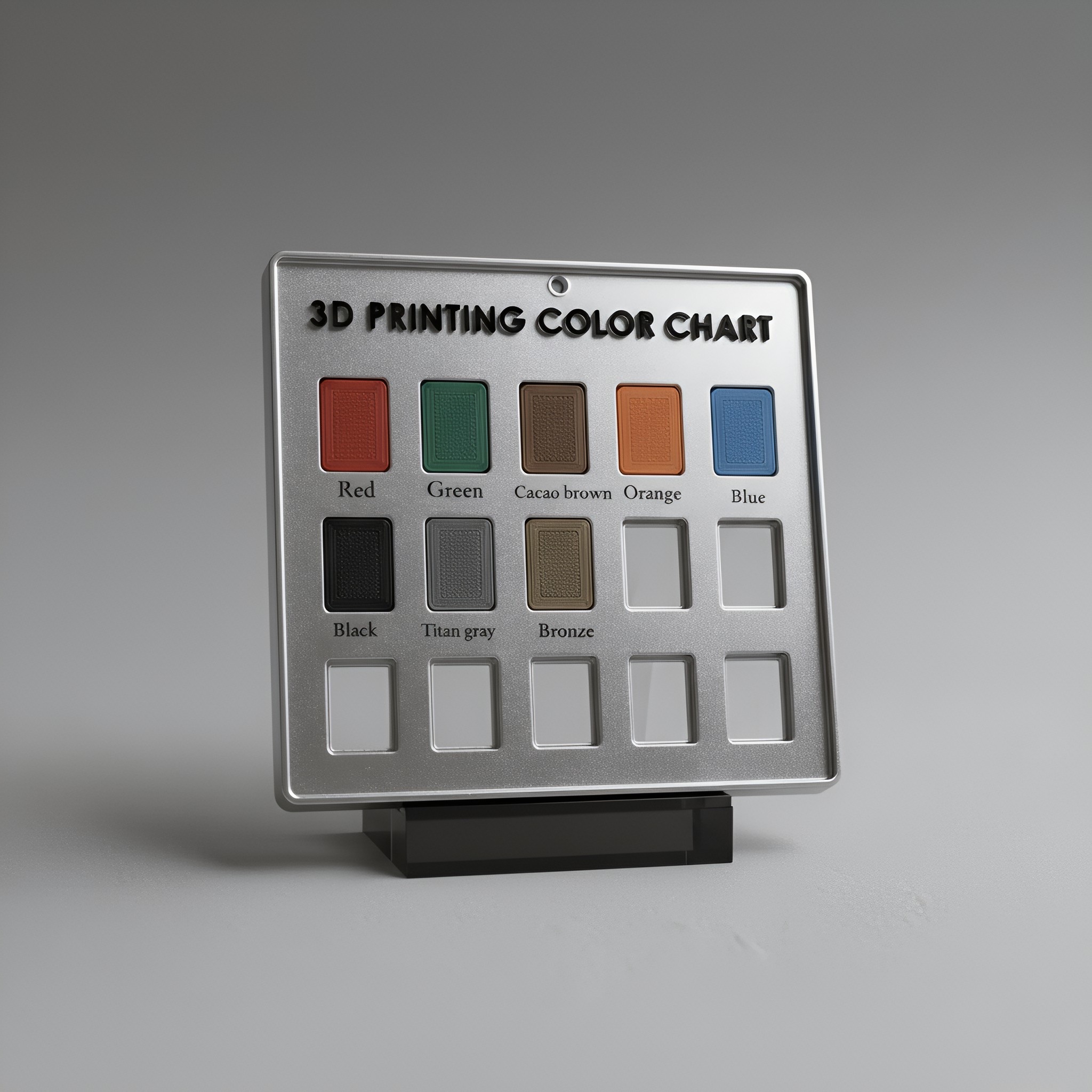 color chart Middle Finger Cat Bag Charm – Sassy & Cute - Image 6