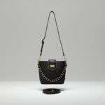 Home vegan leather crossbody bag