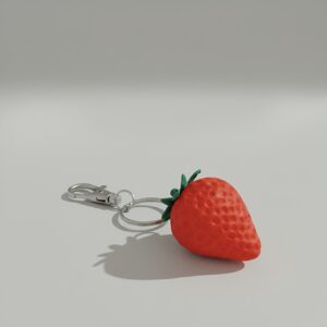 Home strawberry bag charm – cute accessory